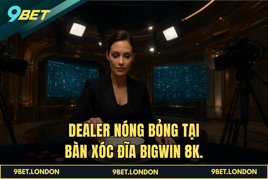 Dealer nóng bỏng tại bàn Xóc Đĩa BIGWin 8K.