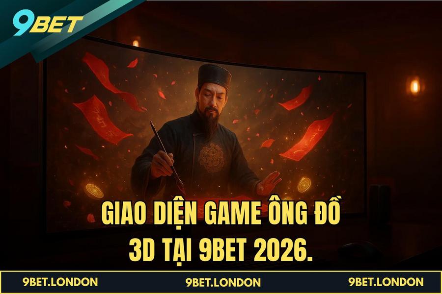 Giao diện game Ông Đồ 3D tại 9BET 2026.